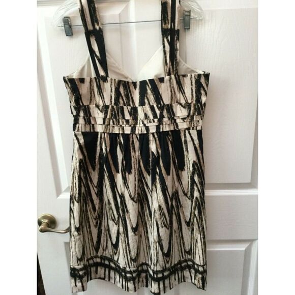 ANN TAYLOR brown sleeveless lined dress 10 - Picture 2 of 3
